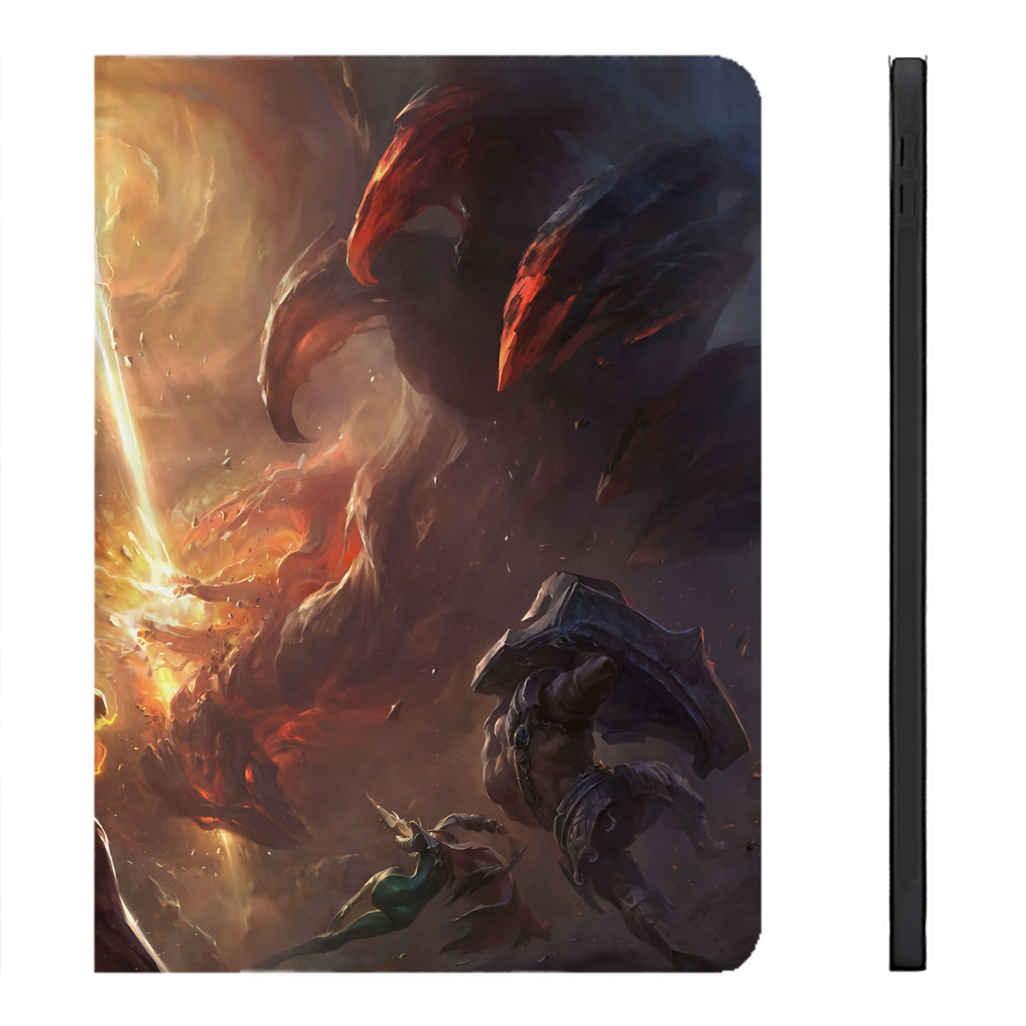 （画像用） リーグ・オブ・レジェンド League of Legends LOL IPadケース ペンホルダー付き ブックスタイルデザイン